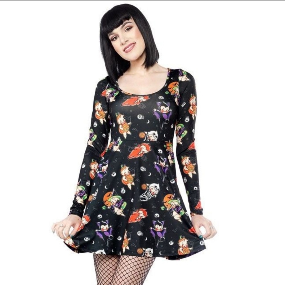 Sourpuss Kewpie Doll Everyday is Halloween Dress
